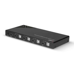 4 Port KVM Switch HDMI 4K60, USB 2.0 + Audio  (32810)