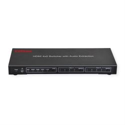 ROLINE 4K HDMI Matrix Switch, 4 x 2, mit Fernbedienung (14.01.3579)