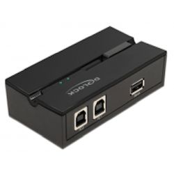 Delock USB 2.0 Switch f. 2 PC an 1 Gerät | 11491 (11491)