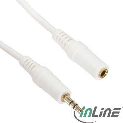 Kabel 3.5mm Klinke Stecker zu 3.5mm Klinke Buchse 10m weiß (99937W)