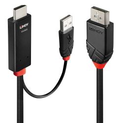 Kabel HDMI-A 2.0 Stecker zu DisplayPort 1.2 Stecker 3m schwarz (41500)
