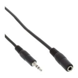 Kabel 3.5mm Klinke zu 3.5mm Klinke 1.5m schwarz (99934A)