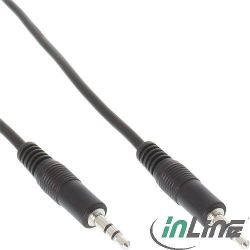 Kabel 3.5mm Klinke zu 3.5mm Klinke 10m schwarz (99936C)
