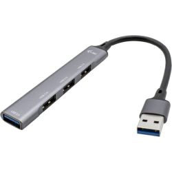 4-port USB-Hub grau USB-A 3.0 (U3HUBMETALMINI4)
