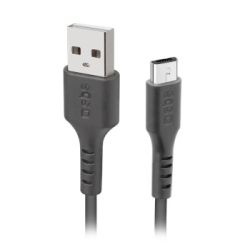 SBS USB Datenkabel mit Micro USB-Anschluss (1m), schwarz (LTHL200)