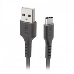 SBS USB Datenkabel mit USB-C-Anschluss (2m), schwarz (TECABLETC220K)