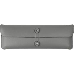 Travel Pouch grau aus Leder für K7 Tastatur (TP7-G)