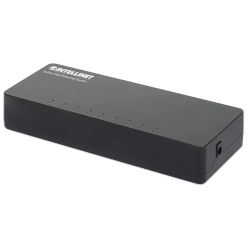 INTELLINET Desktop 8-Port Fast Ethernet Switch schwarz (561730)
