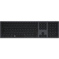 KSK-8023BTRF Wireless Tastatur grau/schwarz (60939)