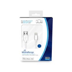 Kabel USB-A 2.0 Stecker zu Lightning Stecker 1m weiß (MRCS178)