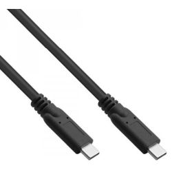 INLINE USB 3.2 Gen.1x2 Kabel USB Typ-C Stecker Stecker schwar (35703A)