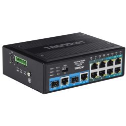 TI Hardened Industrial Railmount Gigabit Switch schwarz (TI-BG104)