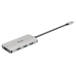 USB-Hub USB-C 3.1 zu 4x USB-A 3.1 silber (CSV-1547)