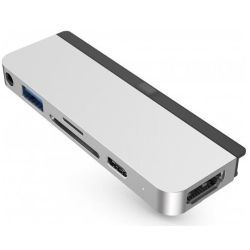HyperDrive 6-in-1 Multiport Adapter silber USB-C 3.0 (HD319B-SILVER)