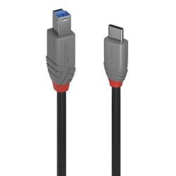 1m USB 3.2 Typ C an B Kabel, 5Gbit/s, Anthra Line (36666)