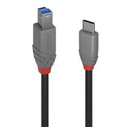 2m USB 3.2 Typ C an B Kabel, 5Gbit/s, Anthra Line (36667)