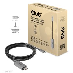 Club3D Kabel   USB 3.2 Typ C > HDMI 2.1 HDR10 4K120Hz 3m ak (CAC-1587)