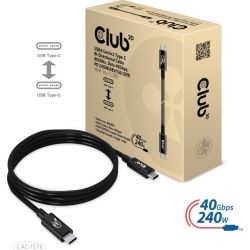 USB4 Typ-C Kabel 1m schwarz (CAC-1576)