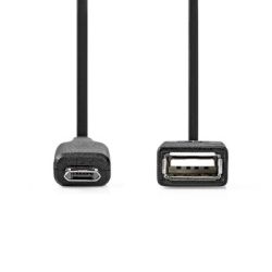 USB Micro-B Adapter , USB 2.0 , USB Micro-B Stecker ,  (CCGB60515BK02)