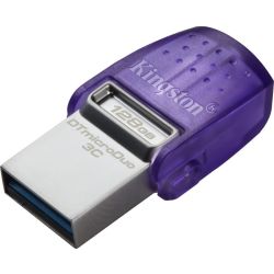 DataTraveler microDuo 3C G3 128GB USB-Stick lila (DTDUO3CG3/128GB)