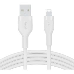 BoostCharge Flex Kabel USB-A zu Lightning 2m weiß (CAA008BT2MWH)