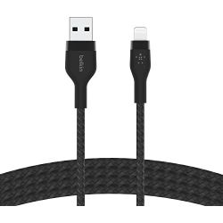 BoostCharge Pro Flex USB-A zu Lightning 2m schwarz (CAA010BT2MBK)