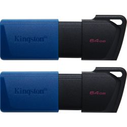 DataTraveler Exodia M 64GB USB-Stick schwarz/blau 2er (DTXM/64GB-2P)