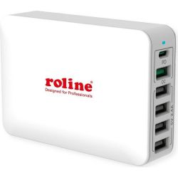 USB Ladegerät 60W 6-port weiß (19.11.1055)