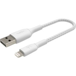 BoostCharge Braided Kabel USB-A zu Lightning 0.15m weiß (CAA002BT0MWH)
