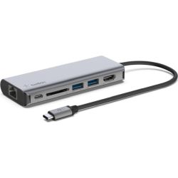 USB-C Multimedia Hub grau USB-C 3.0 (AVC008BTSGY)