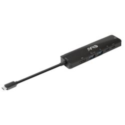 6in1 Hub schwarz USB-C 3.0 (CSV-1596)
