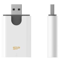 SILICON POWER Combo USB 3.1 Card Reader microSD and (SPU3AT5REDEL300W)