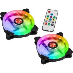 Iris 12 Rainbow A-RGB 120mm Lüfter schwarz 2er-Pack (0R40B00111)