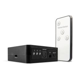 3 Port TosLink (Optisch) Digitaler Audioumschalter (70482)