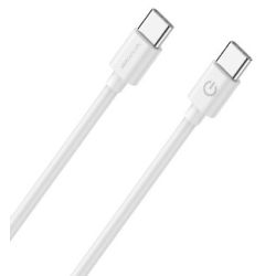Kabel USB-C Stecker zu USB-C Stecker 1m weiß (404306)