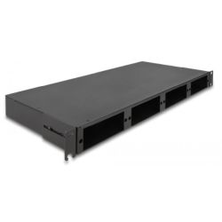 DeLOCK 19 Patchpanel LWL HD 1HE bk  66924 (66924)