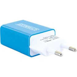 Schwaiger 230V Ladeadapter USB weiß/blau (LAD300B511)