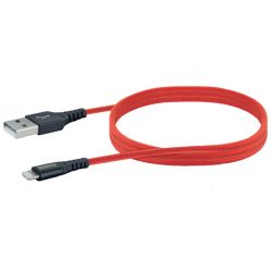 Schwaiger USB-Kabel 2.0 St. A->Apple Lightning 1,20m rot (LPRO410501)