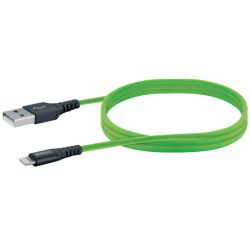 Schwaiger USB-Kabel 2.0 St. A->Apple Lightning 1,20m grü (LPRO420501)
