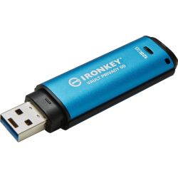 IronKey Vault Privacy 50 128GB USB-Stick blau/schwarz (IKVP50/128GB)