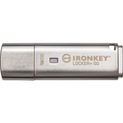 IronKey Locker+ 50 16GB USB-Stick grau (IKLP50/16GB)