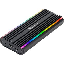 MS13 M.2 RGB Festplattengehäuse schwarz USB-C 3.1 (SST-MS13)