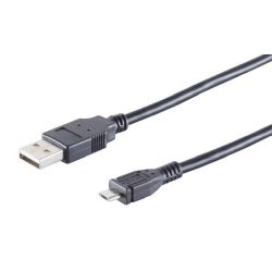 USB-Anschlusskabel 2.0 (USB A-Steck/USB B-Micro-Steck) 0,5m (14-11015)