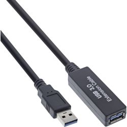 USB 3.2 Gen.1 Aktiv Verlängerung 20m schwarz (35657A)