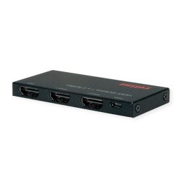 ROLINE HDMI Video-Splitter, 2fach UltraSlim, 4K60Hz (14.01.3556)