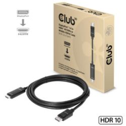 Club3D Kabel   DisplayPort 1.4 > HDMI  HDR 8K60Hz aktiv 3m  (CAC-1087)
