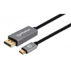 MANHATTAN 8K 60Hz USB-C to DisplayPort 1.4 Adapter Cable 2m (354844)