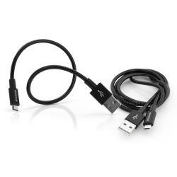 Verbatim micro USB -> USB B 1x 100cm, 1x 30cm schwarz (48875)