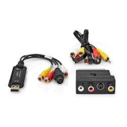 Video Grabber | USB 2.0 | 480p | A / V-Kabel / Scart (VGRRU101BK)
