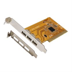 EXSYS EX-1083 USB 2.0 PCI Karte mit 3 Ports (EX-1083)